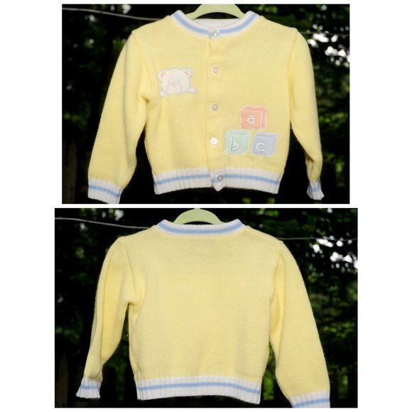 Vintage Spin Offs Shirts & Tops Vintage 8s Baby Girls Yellow